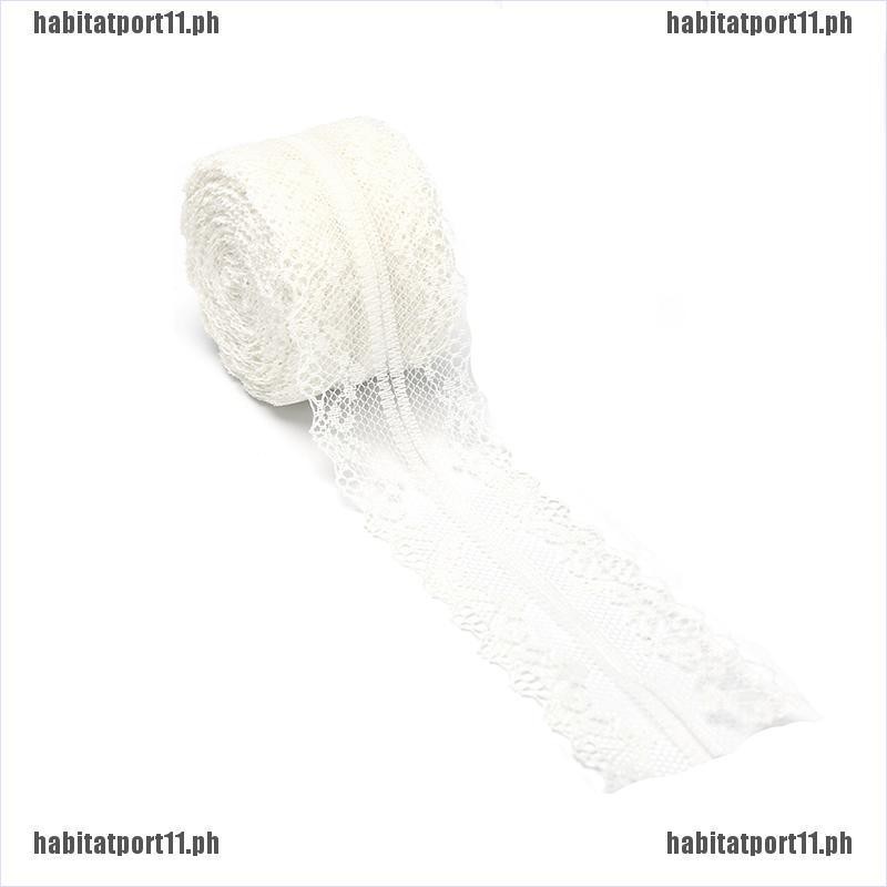 Beautiful embroidered lace ribbon unilateral net lace trim DIY decor 10 yard