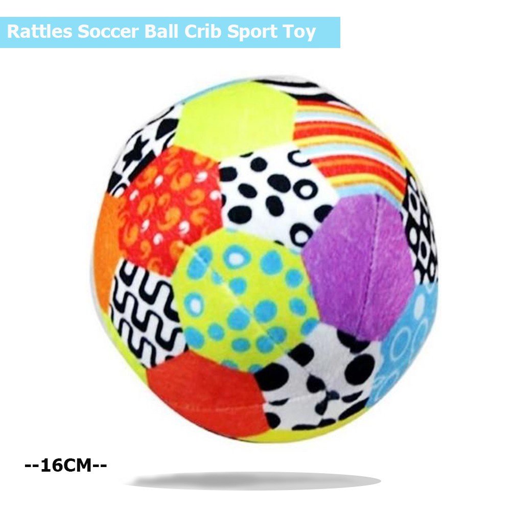 Baby Soccer Rattle Ball Baby Toys Baby Soft Toy Ball LA035 Shopee