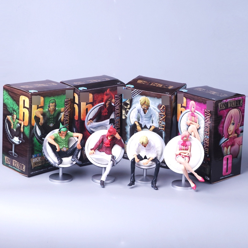 Animation Art Characters Collectibles 3pcs One Piece Dxf The Grandline Vinsmoke Family Sanji Reiju Yonji Figure Statue