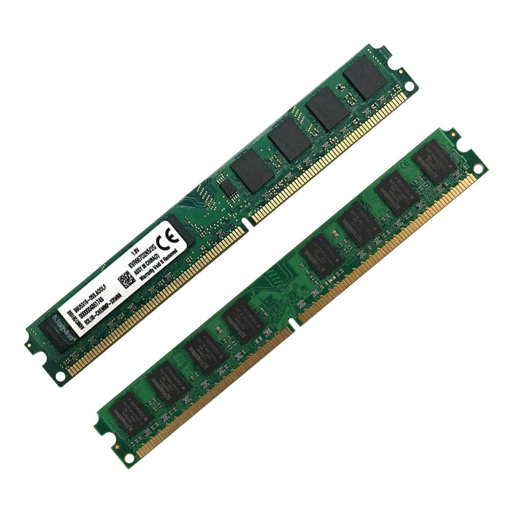 COD Kingston 2pcs 2G PC2-5300U DDR2 667Mhz 240Pin KVR667D2N5/2G Desktop RAM  memory AD22ZT | Shopee Philippines