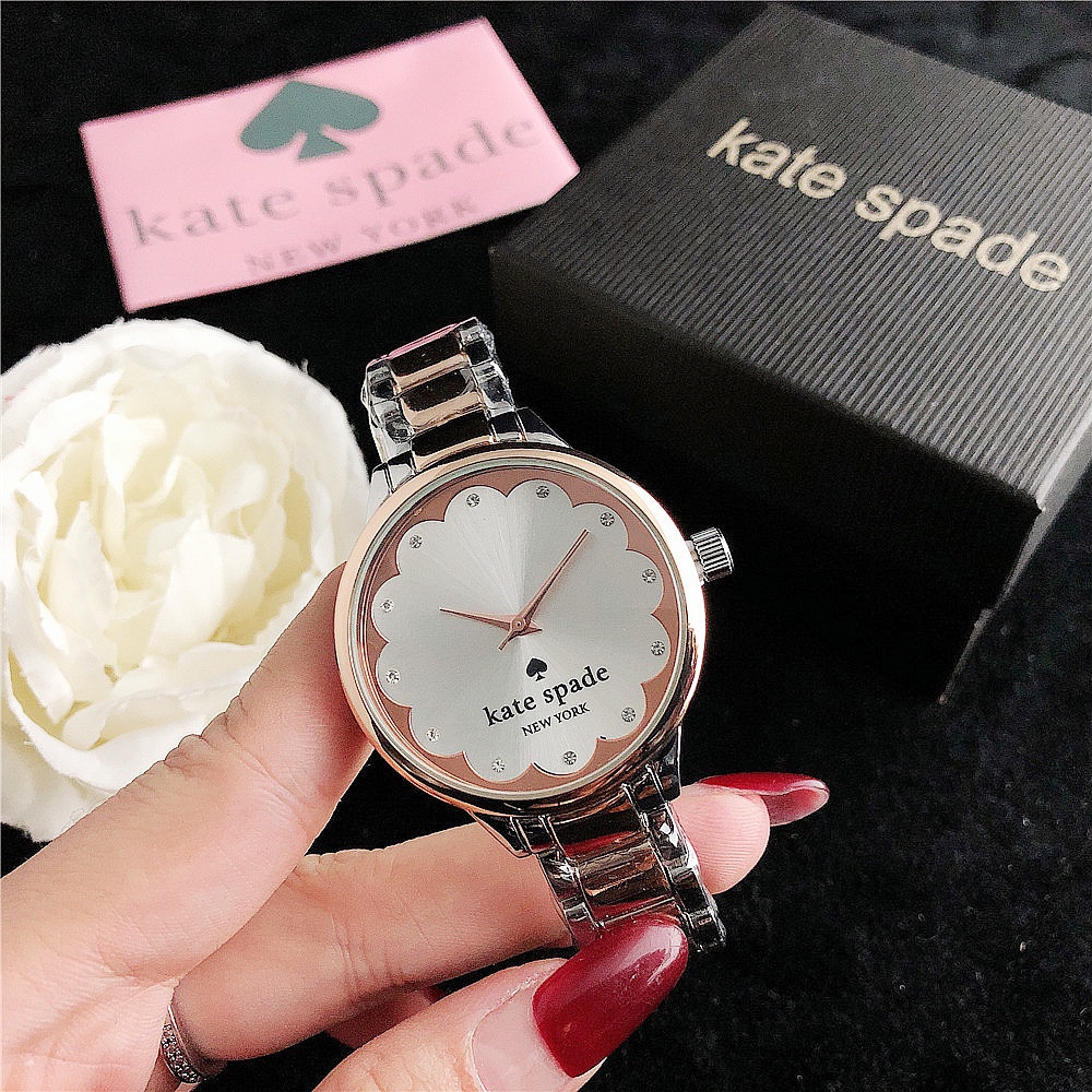 2022 Kate spade Fashion Women's Watch Diamond Inlaid Waterproof Quartz Watch  | Shopee Philippines