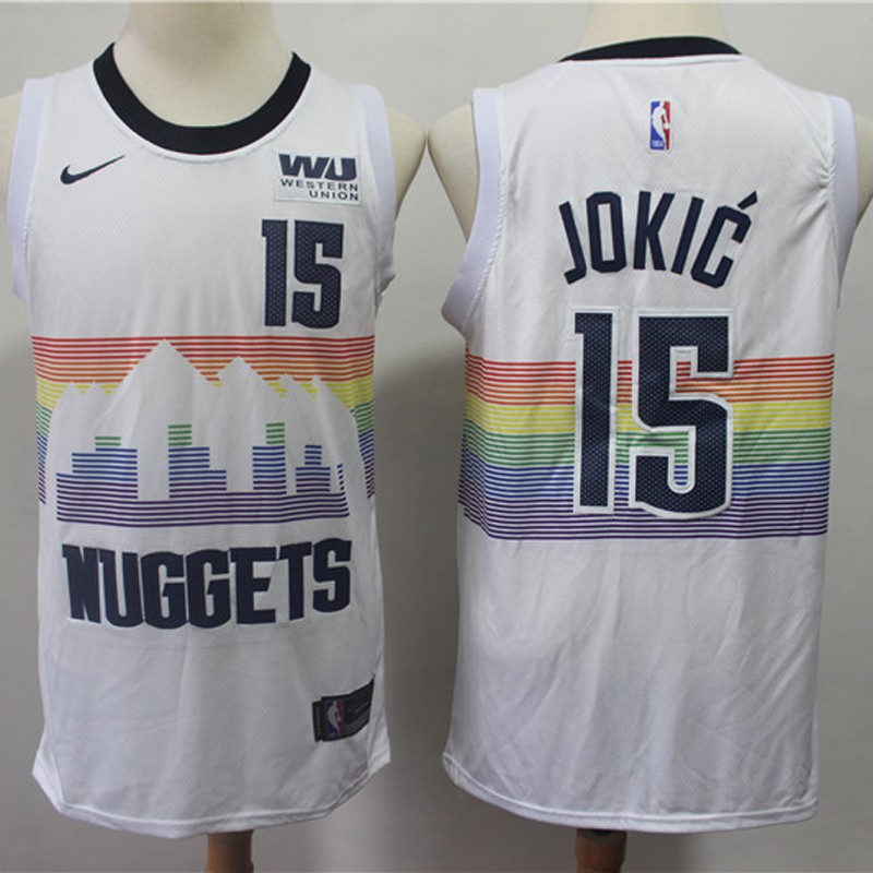 denver nuggets white jersey