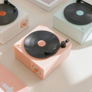 bluetooth speaker that looks like a record player