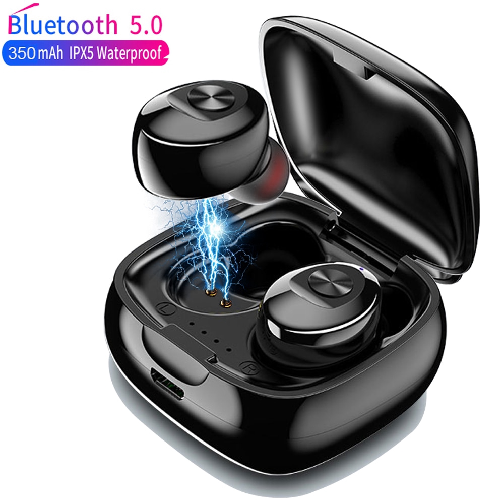 Tws Xg12 Bluetooth 5 0 Earphone Stereo Wireless Earbus Hifi Sound Sport Earphones Headset With Mic Shopee Philippines