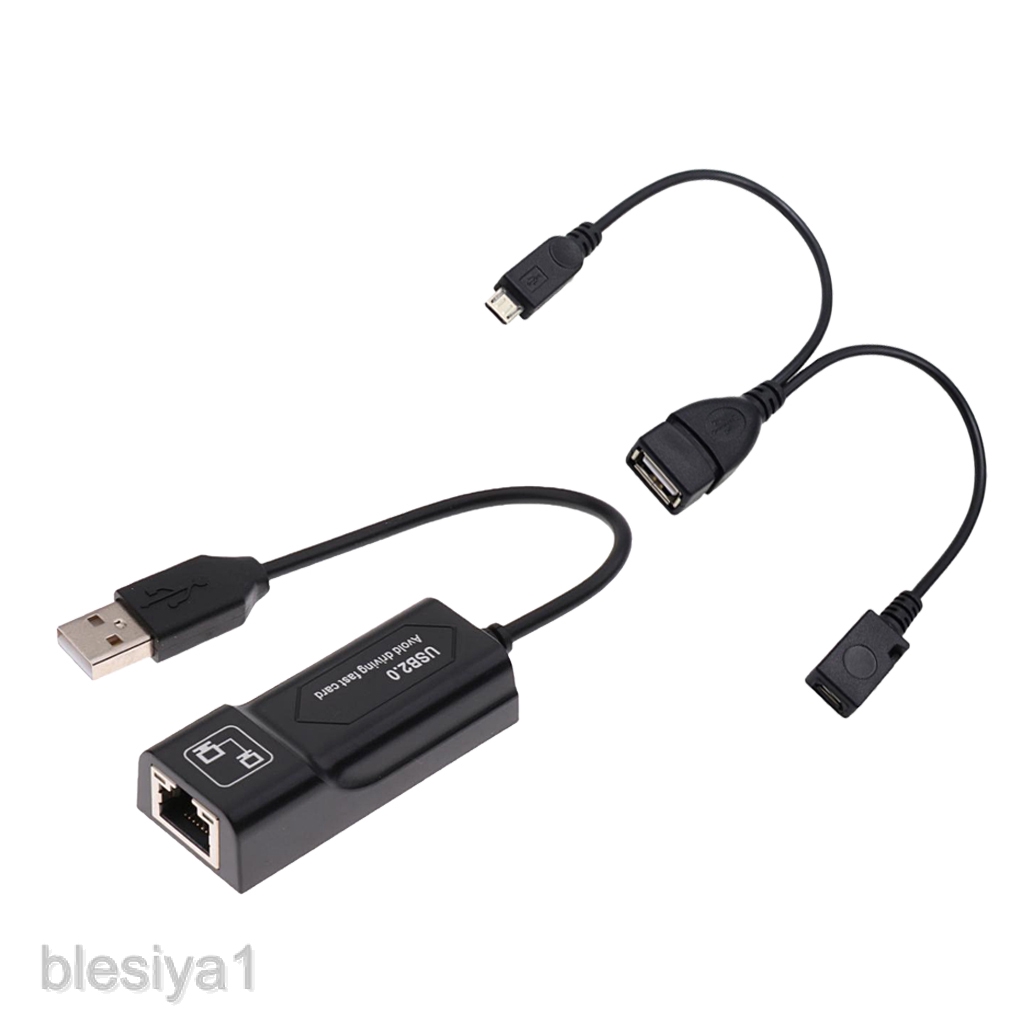 LAN Ethernet Adapter for (FIRE Stick 2nd Gen, Fire TV Gen 3rd) Plus USB