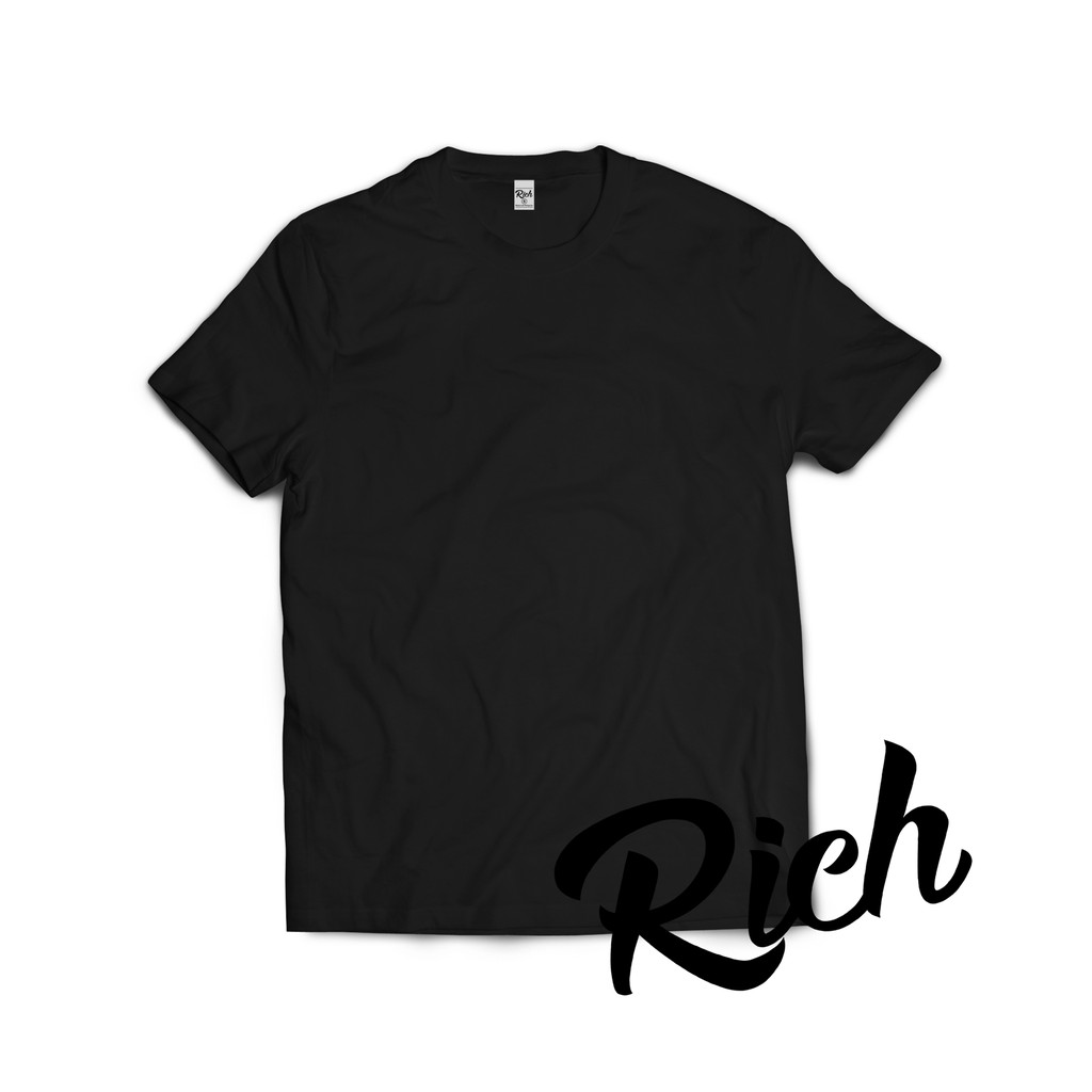 black tshirt plain