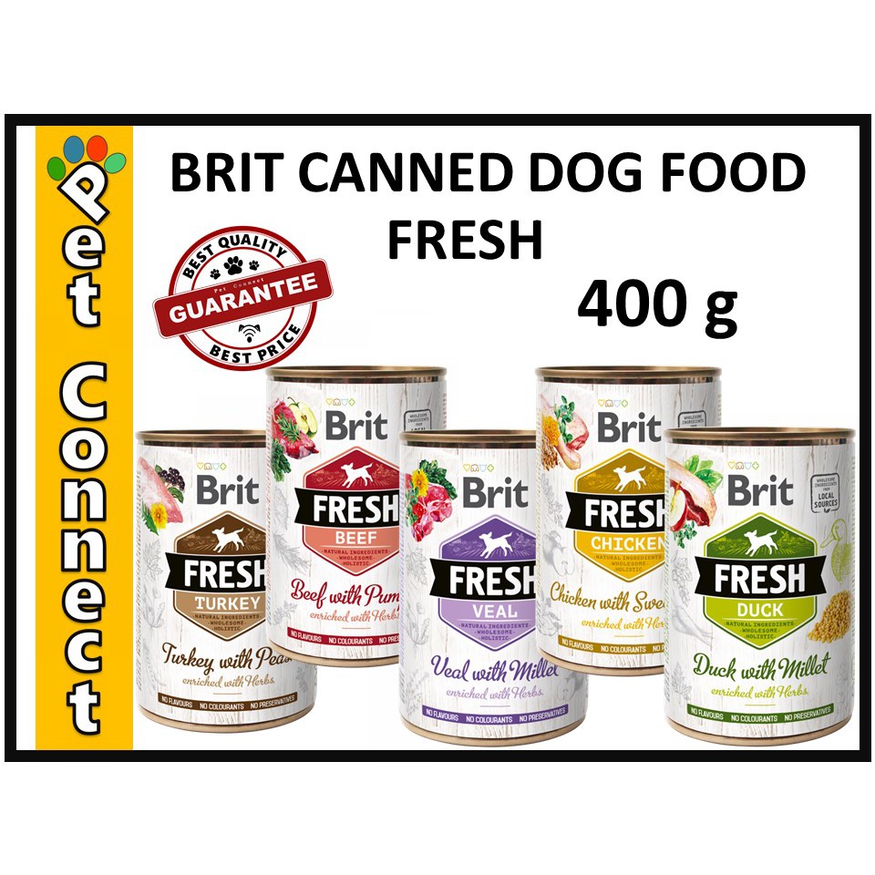 Brit Fresh Can Food 400g for Dogs Brit Care Canned