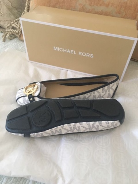 michael kors fulton moccasin navy