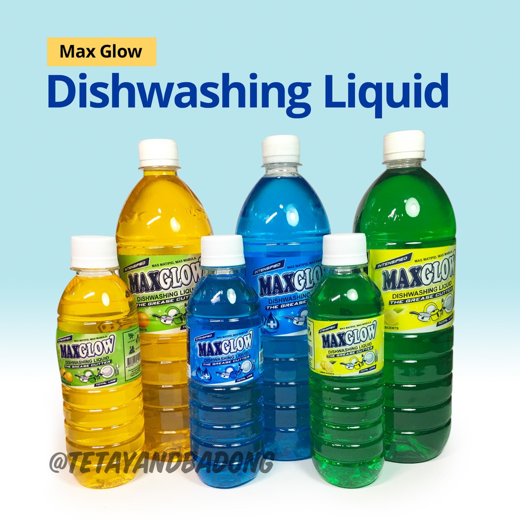 Max Glow Dishwashing Liquid 350ml And 1 Liter Shopee Philippines