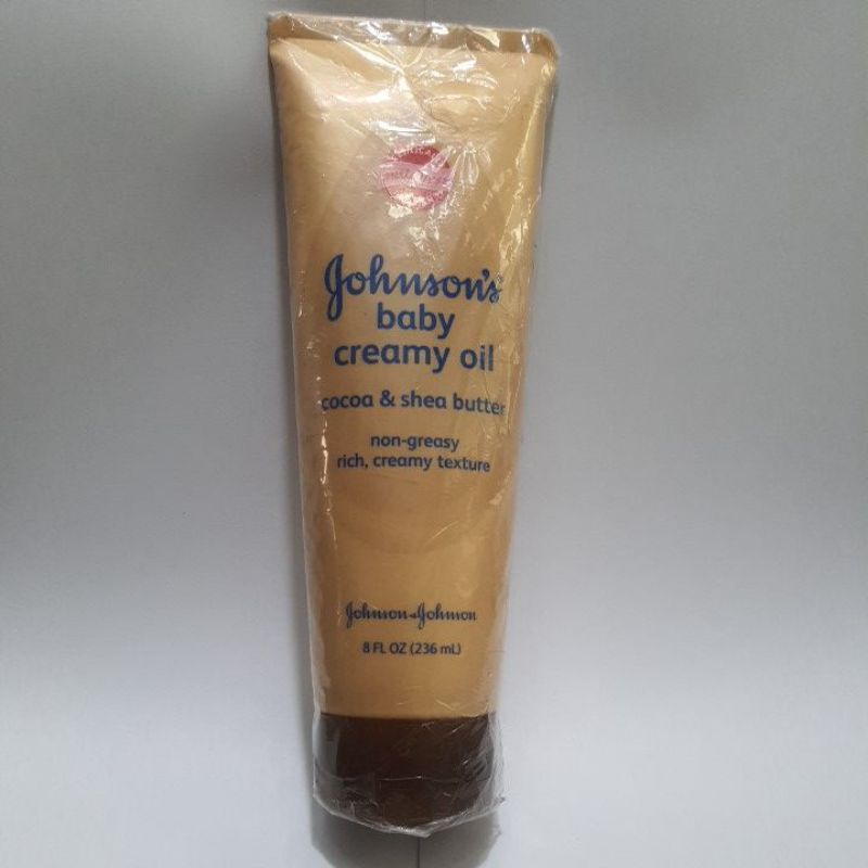 Johnson Baby Creamy Oil Non Greasy 236 Ml Shopee Philippines