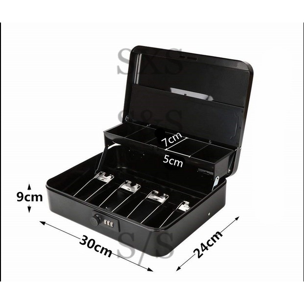 Cash Box 30cm W Tray Drawer X Large - 