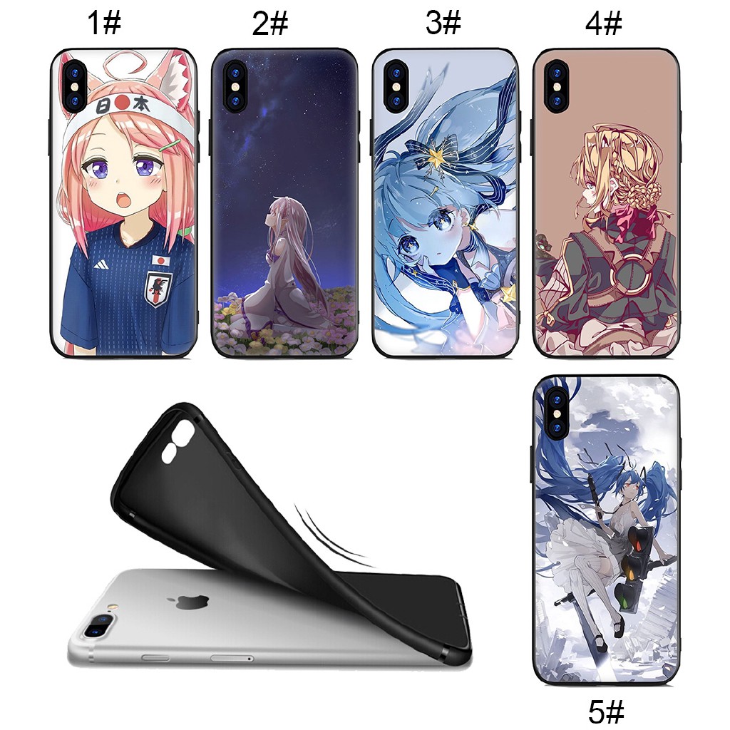 Soft Case Iphone Xs Max Xr 8 7 Plus 6 6s 5s Se Japan Anime Girl Shopee Philippines