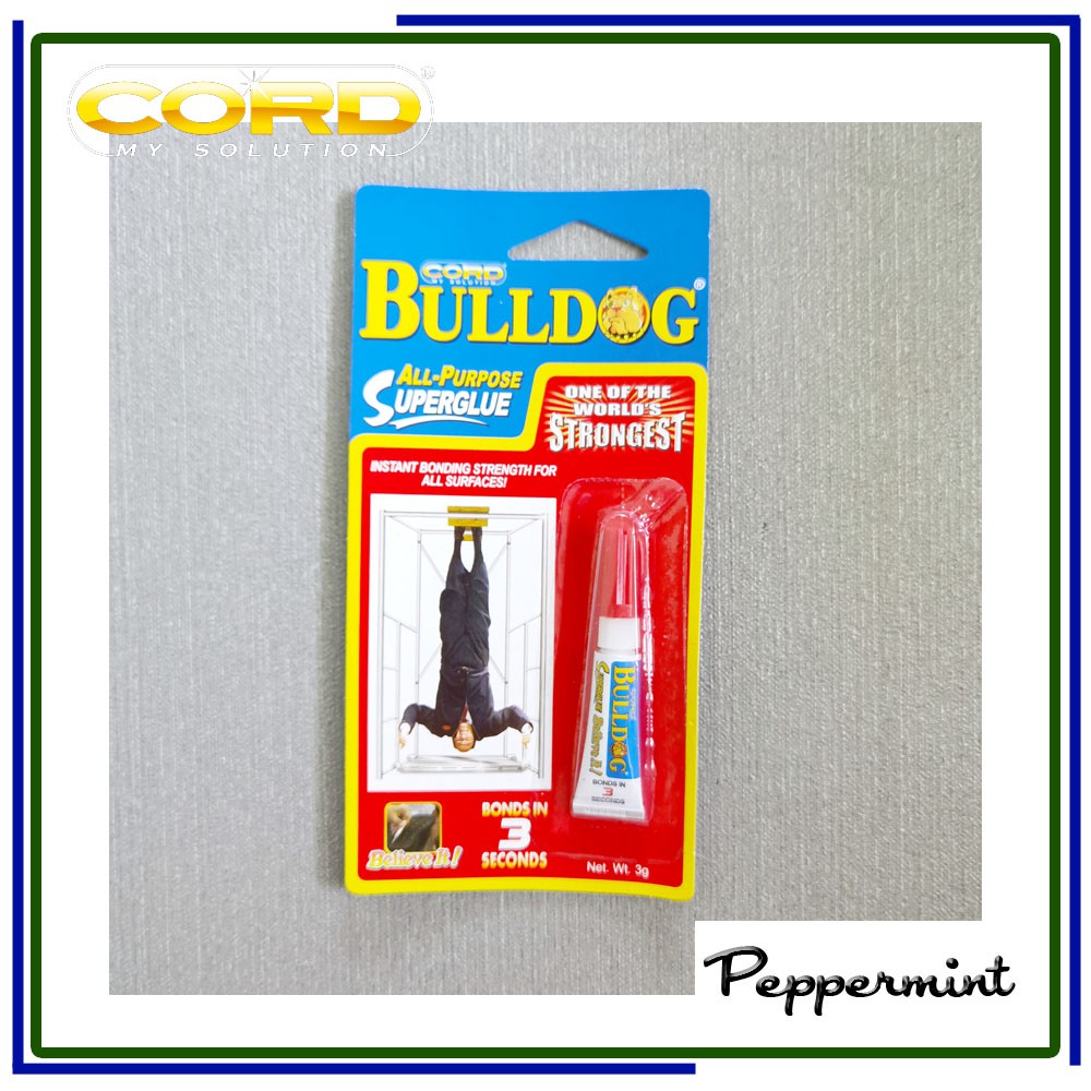 Bulldog AllPurpose Super Glue 3g Shopee Philippines