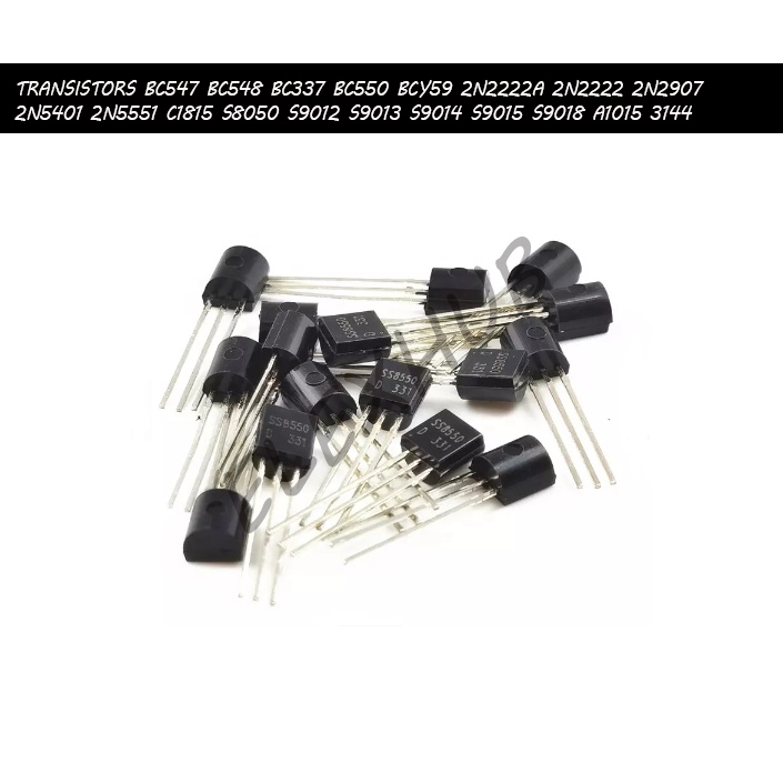 Transistor BC547 BC548 BC337 BC550 BCY59 2N2222A 2N2222 2N2907 2N5401 2N5551 C1815 S8050 S9012