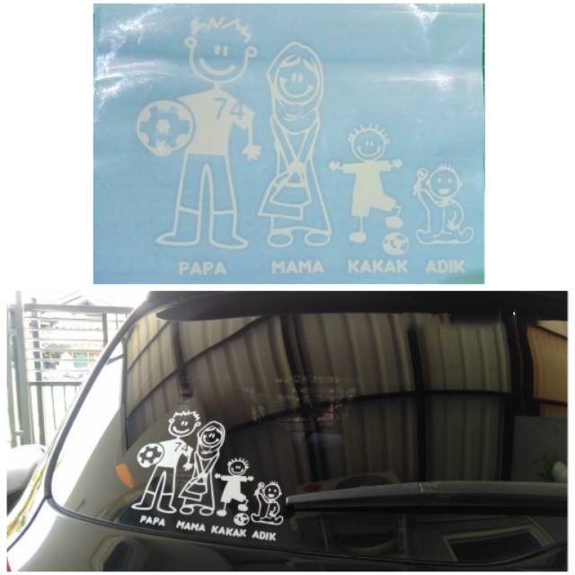 Car Stickers FAMILY FAMILY FAMILY / Car Glass Stickers / Car DECAL