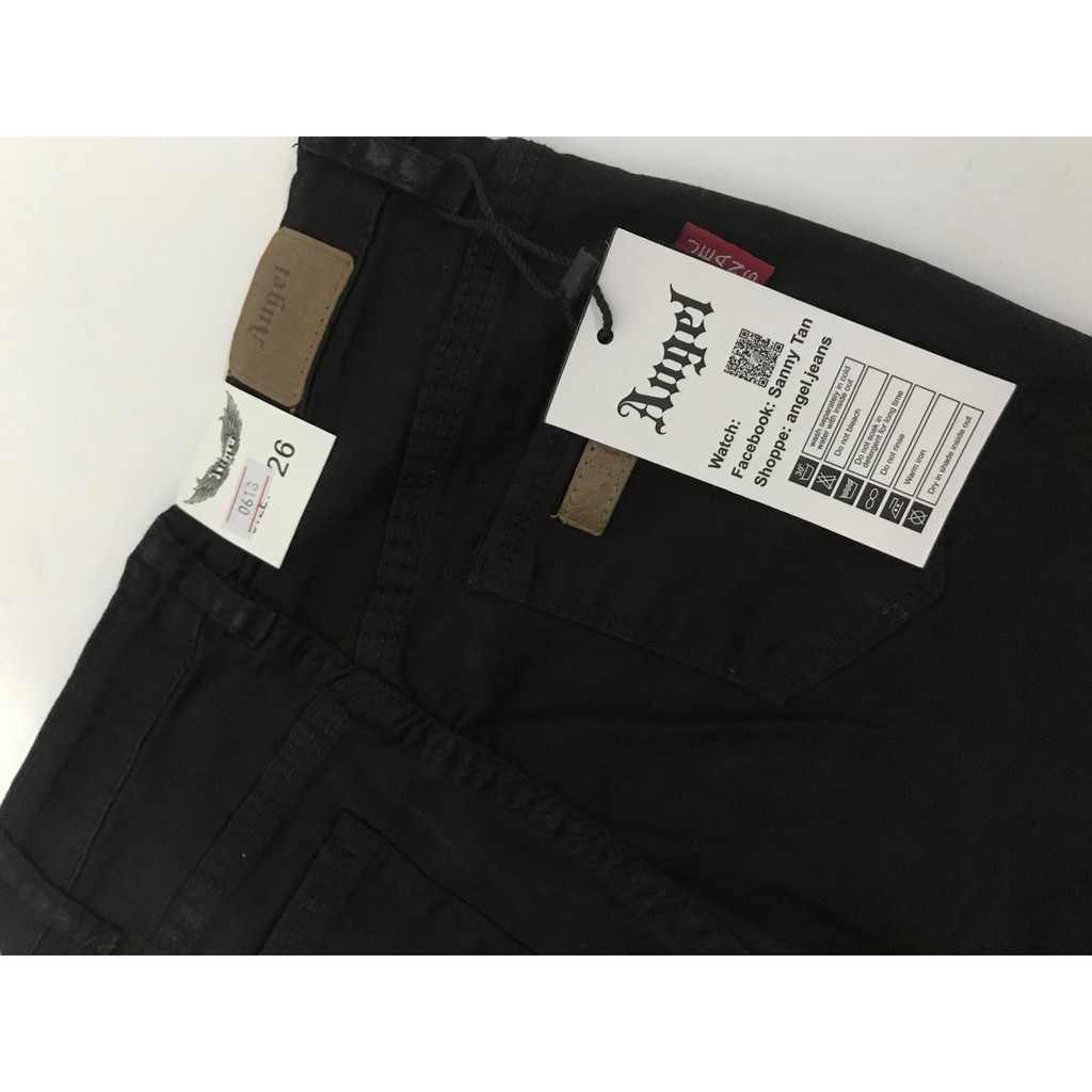 black lining jeans
