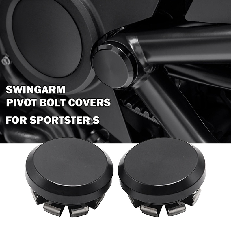 Motorcycle Swingarm Pivot Bolt Covers for Sportster S 1250 2021 2022
