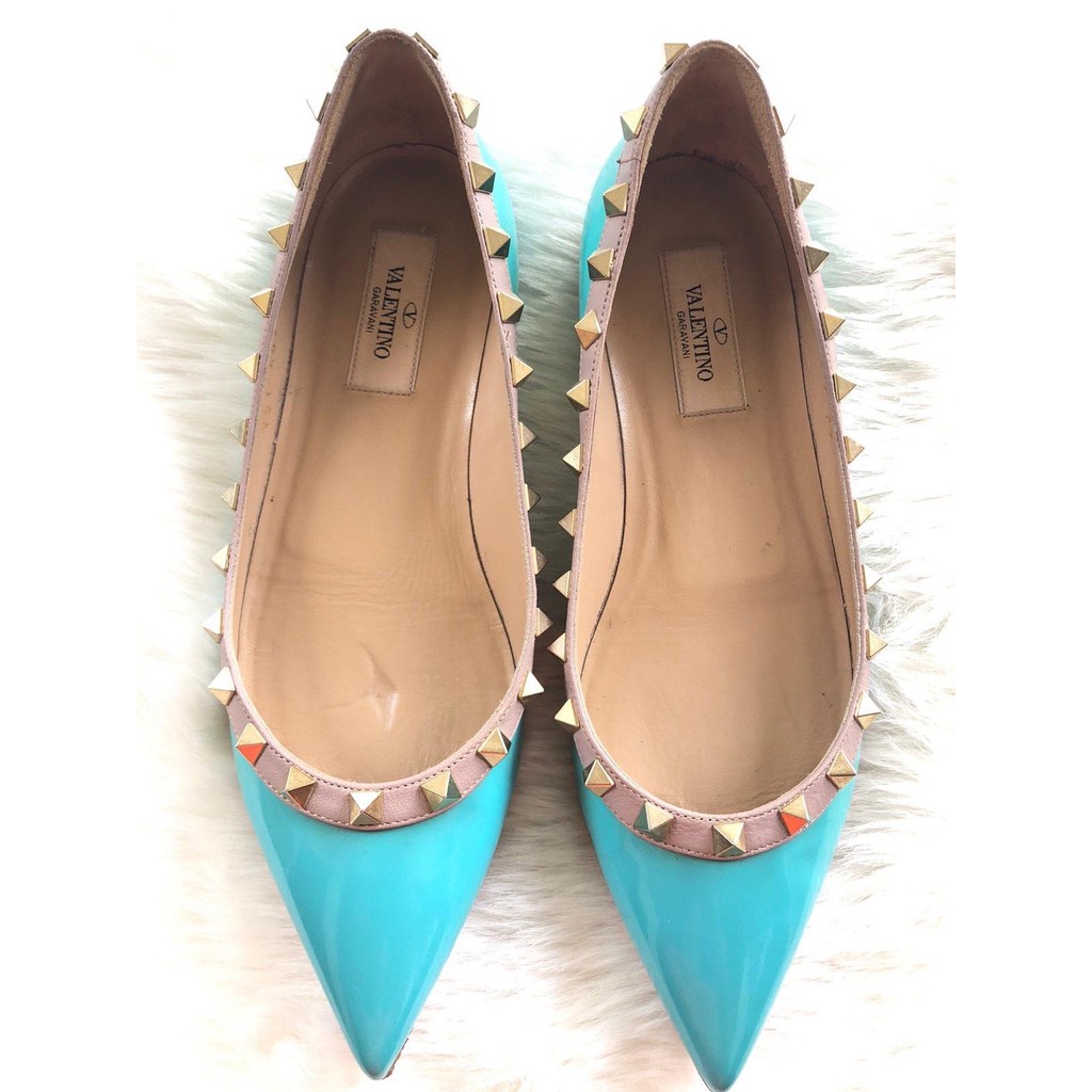 valentino turquoise shoes
