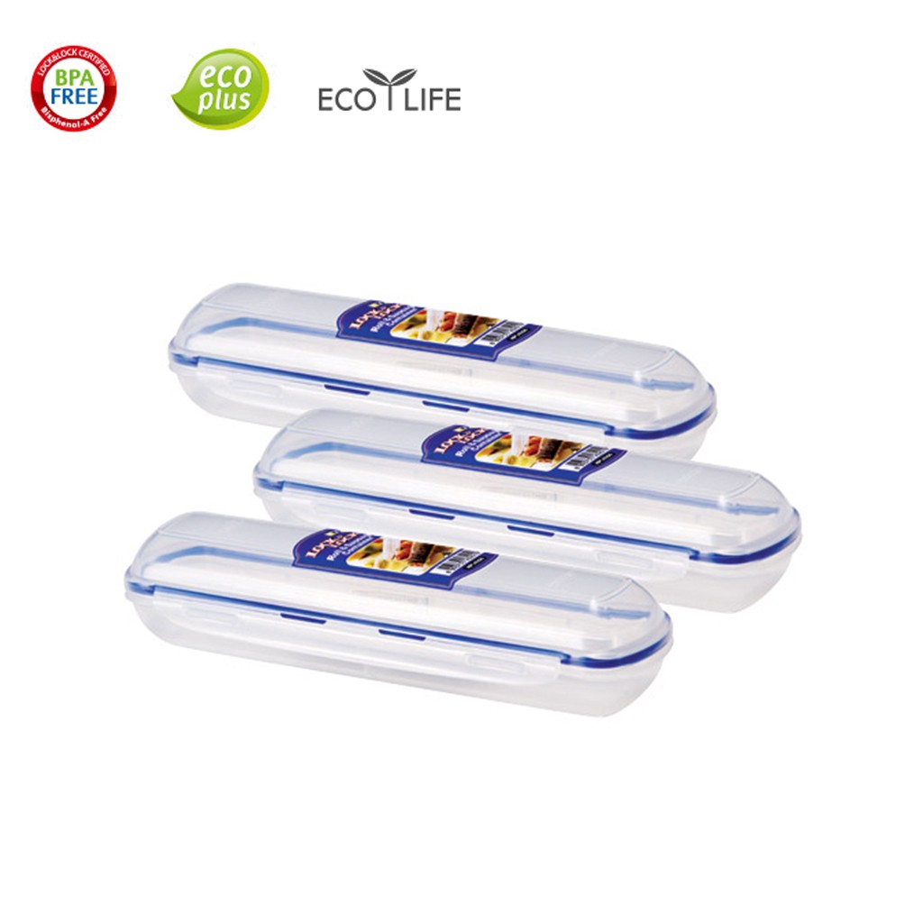 Lock & Lock 2 Gimbap Sushi Roll Sandwich and Sausage Case Container Lunch Box
