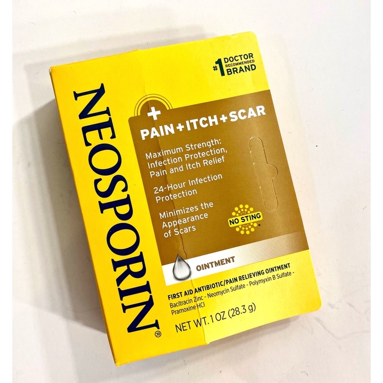 Neosporin + Pain + Itch + Scar Maximum Strength Infection Protection