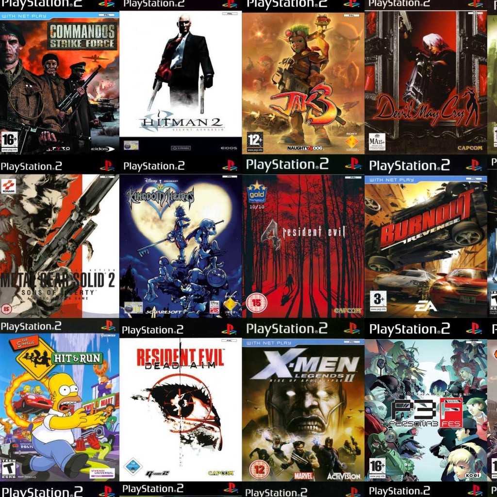 playstation ps2 games