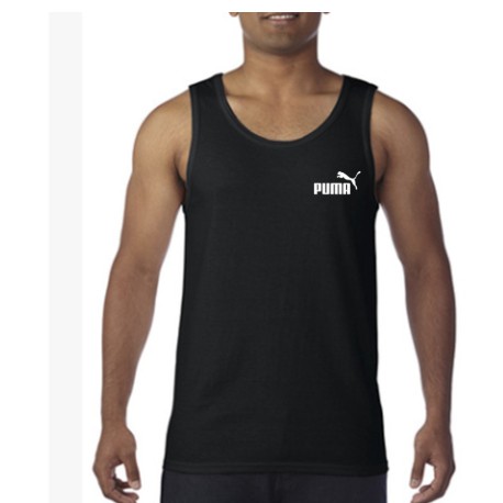 mens puma vest tops