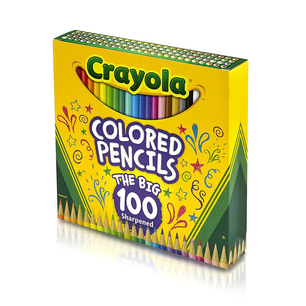 Crayola Colored Pencil Collection, 100 Count Shopee Philippines