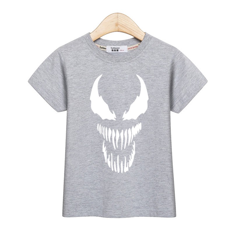 Boys Tops Kids Tee Shirt Venom Print Marvel T Shirt Costume Shopee Philippines - 2019 boys t shirt roblox venom printing childrens fortnit girls