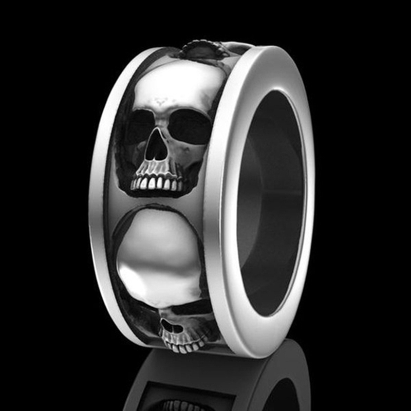 skull ring female