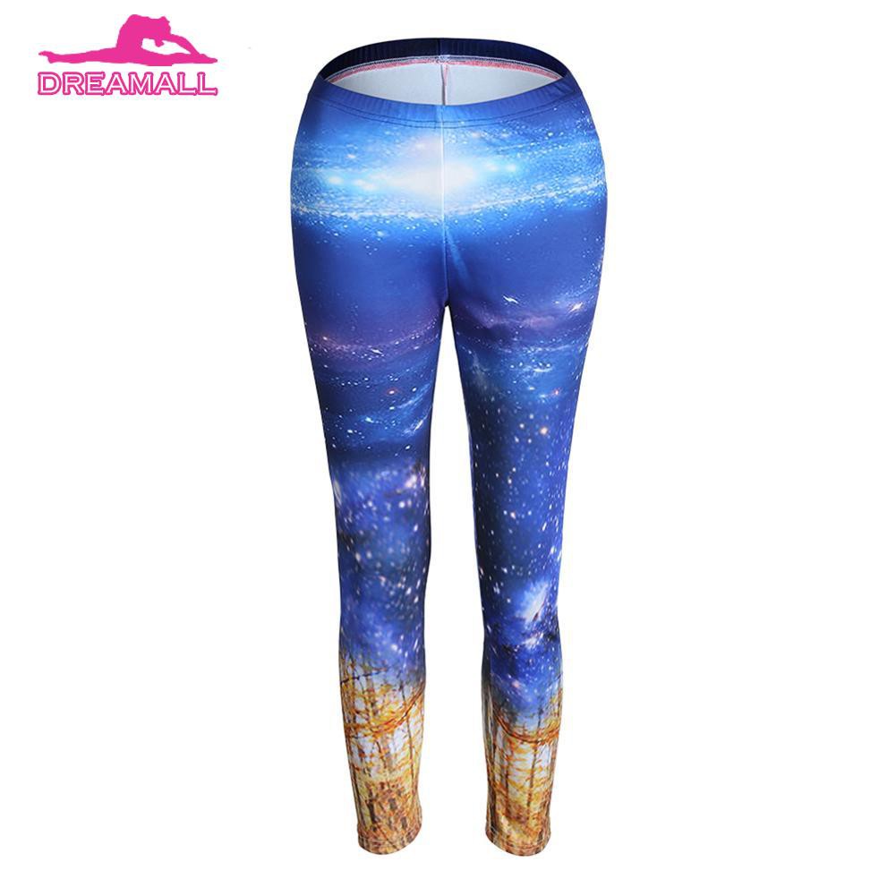 star print workout leggings