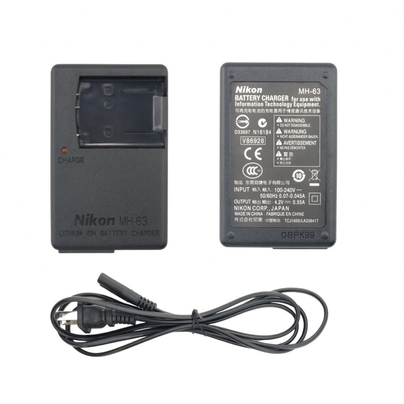 Nikon MH63 Charger for ENEL10 battery for Coolpix S570 S600 S700 S230