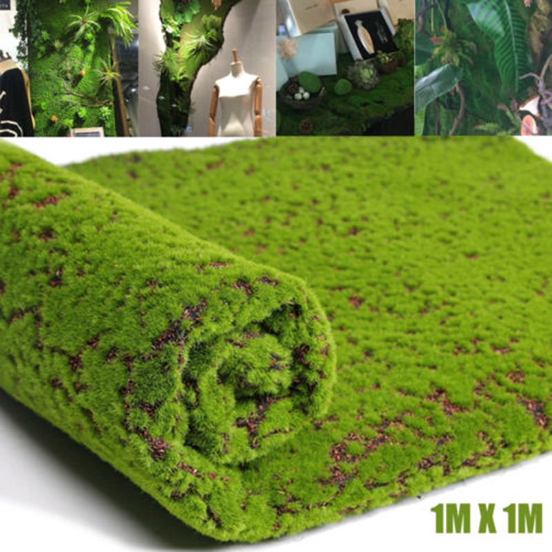 Practical Plants Home Wall Decor Green Moss Grass Patio Decoration