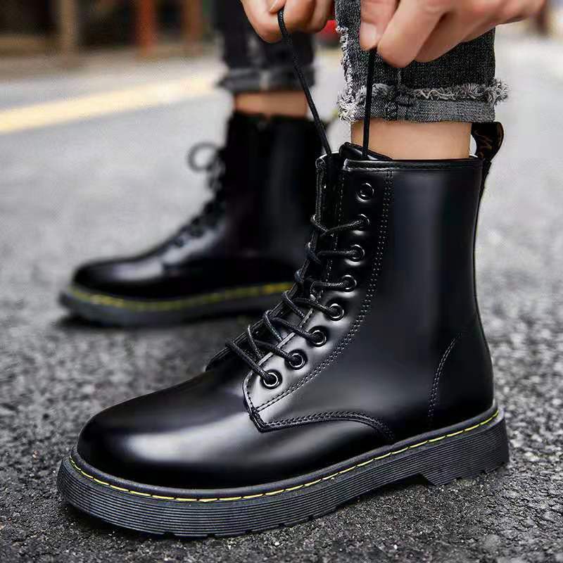 Bestseller Korean Fashion Martin Boots For Men High Quality Leather ...