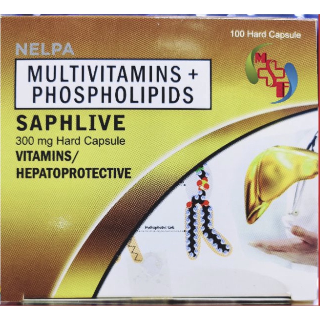 Multivitamins + Phospholipids SAPHLIVE 300mg Capsule [100 capsules