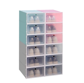 Oumi Shoemate Clear Collapsible Shoe Box Large size 33*23*14cm [Oumi Recommended ] #7