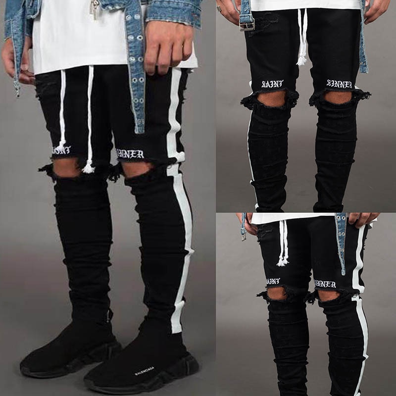 stylish ripped jeans mens