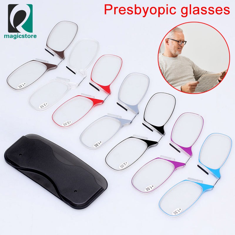 clip reading glasses