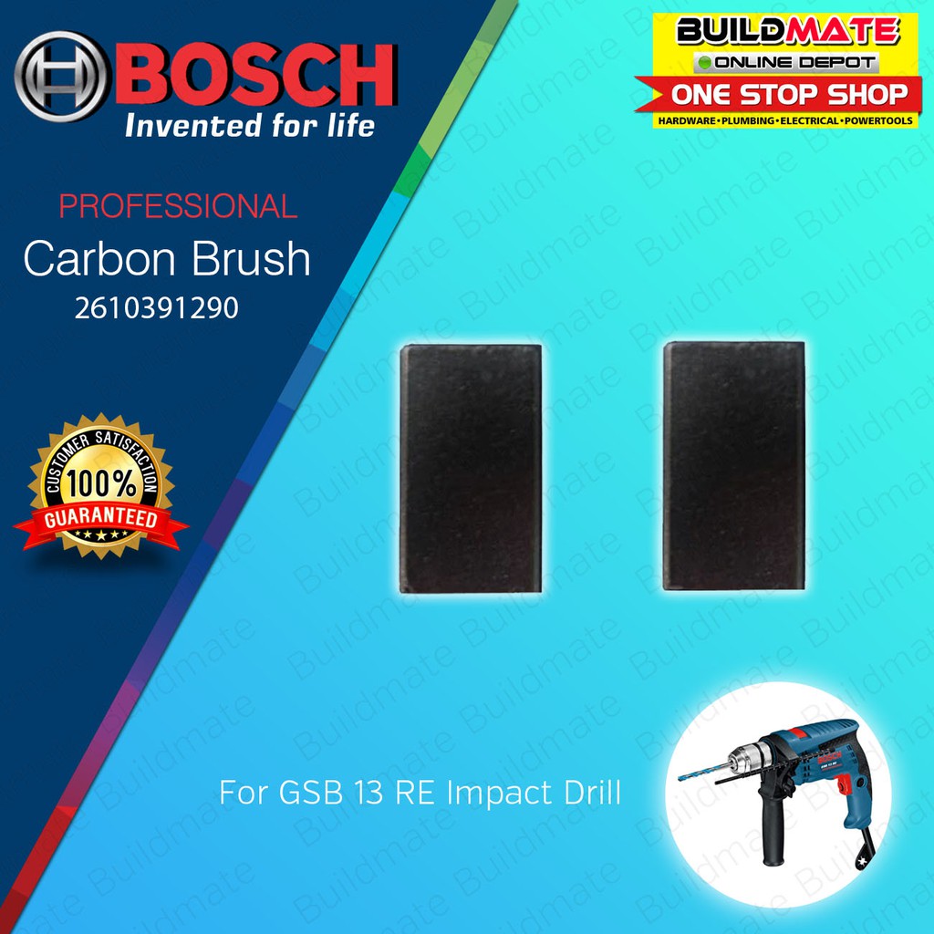 BOSCH Professional Carbon Brush for GSB 13RE 2610391290 100 ORIGINAL