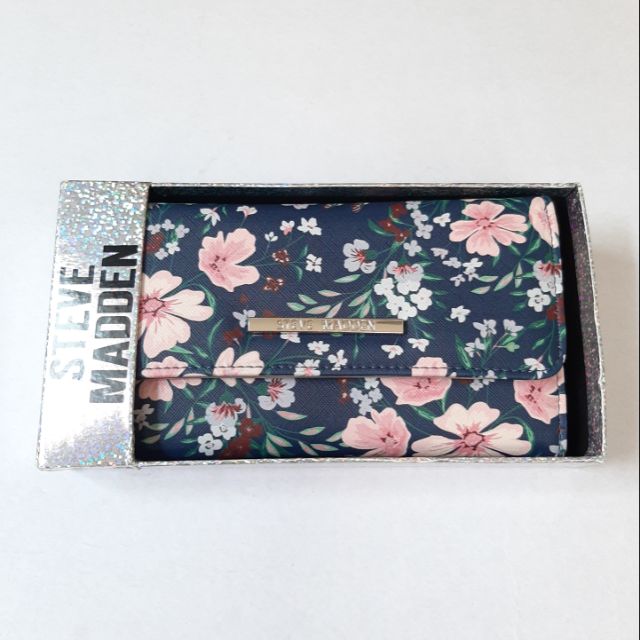 steve madden floral wallet