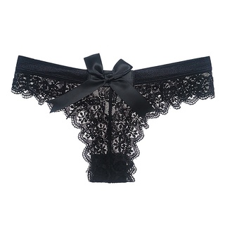 Ready Stock ! Sexy Women's Panties Lace Panties for Woman Hot Underwear Womens With Bow T back Thongs Lingerie Female Low Rise Lady Panty Size S-XL Dropshipping #2