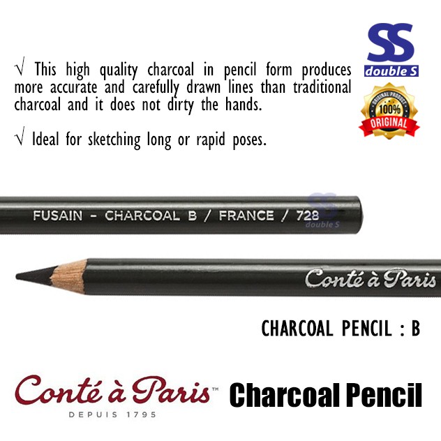 Conte A Paris Fusain Charcoal Pencil | Shopee Philippines