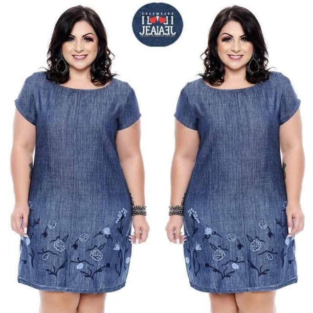 shopee denim dress