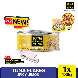 MEGA Tuna Flakes Spicy Lemon 180G