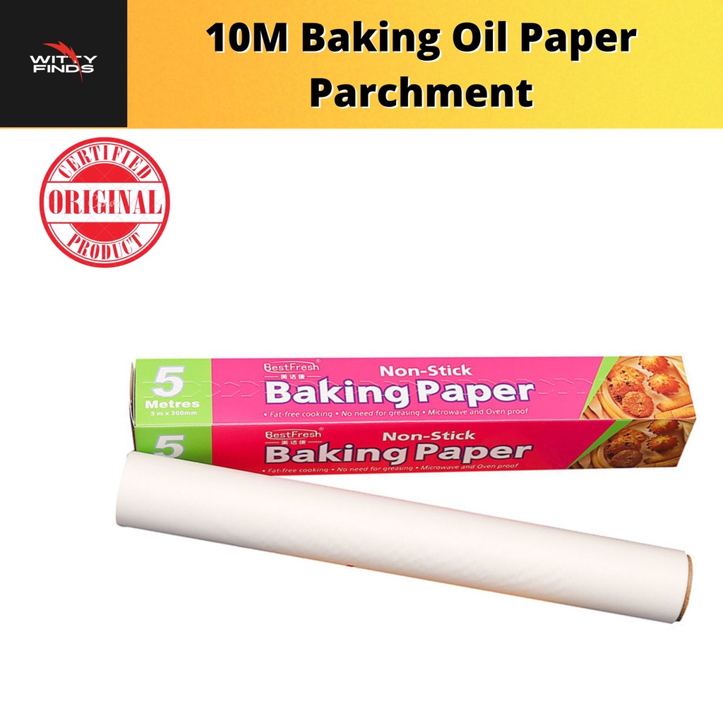 WittyFinds 10M Baking Oil Paper Parchment barbecue paper BBQ oil ...