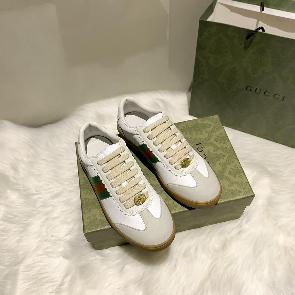 Original Gucci Canvas Low Cut Sneakers Shoes For Men And Women Shoes |  Shopee Philippines