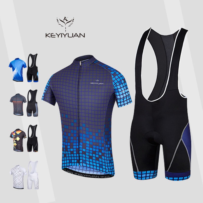 cycling jersey and bib shorts