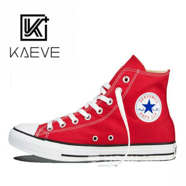 converse red high cut