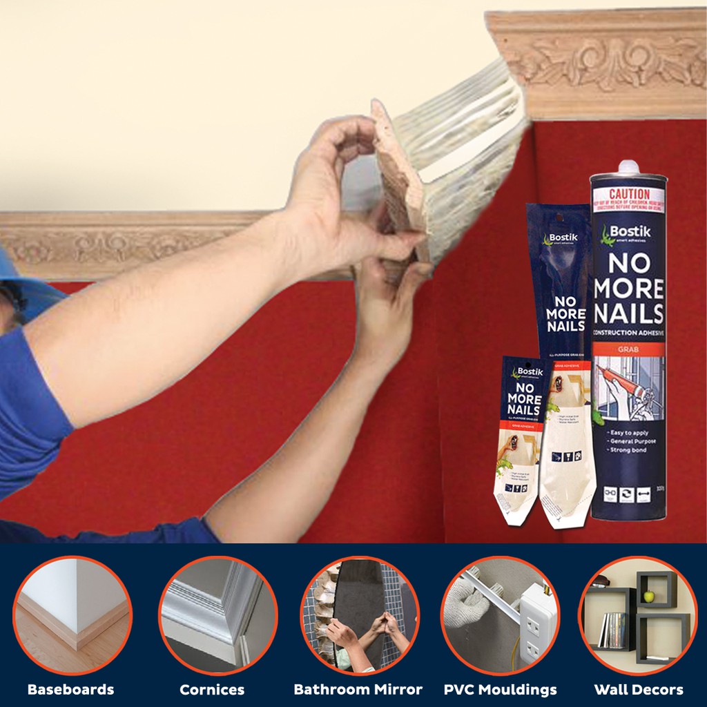 Bostik No More Nails Multi Purpose Construction Adhesive 100g Shopee Philippines
