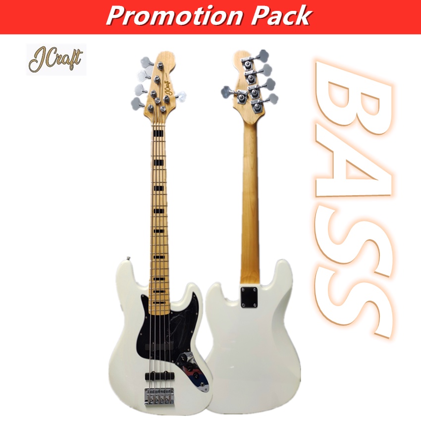 JCraft 5String Electric Bass Guitar JB15 Pack Shopee Philippines
