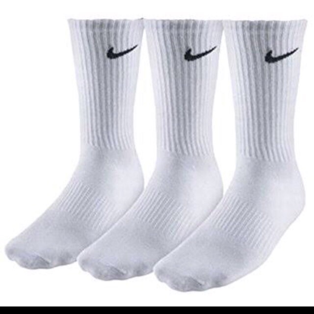 plain white nike socks